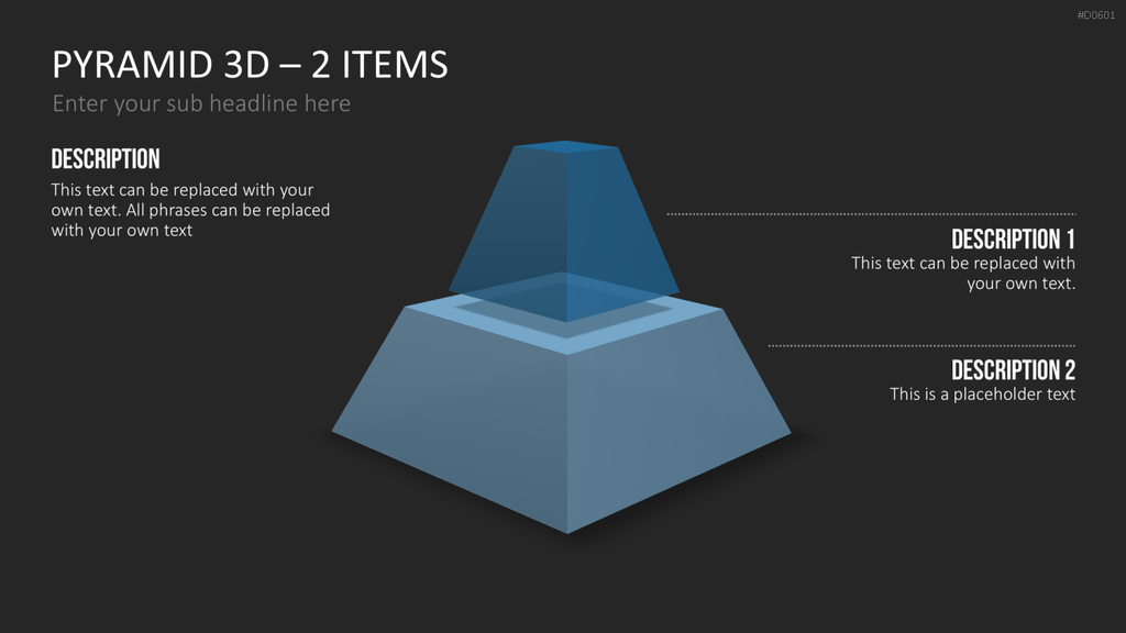 Pyramiden - 3D PowerPoint-Vorlage