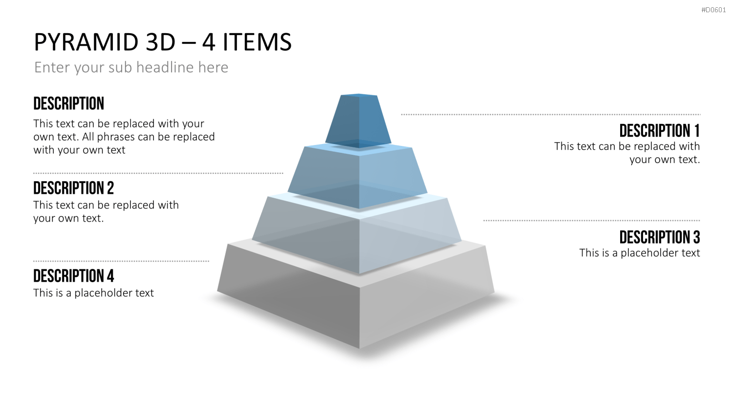 Pyramiden - 3D PowerPoint-Vorlage
