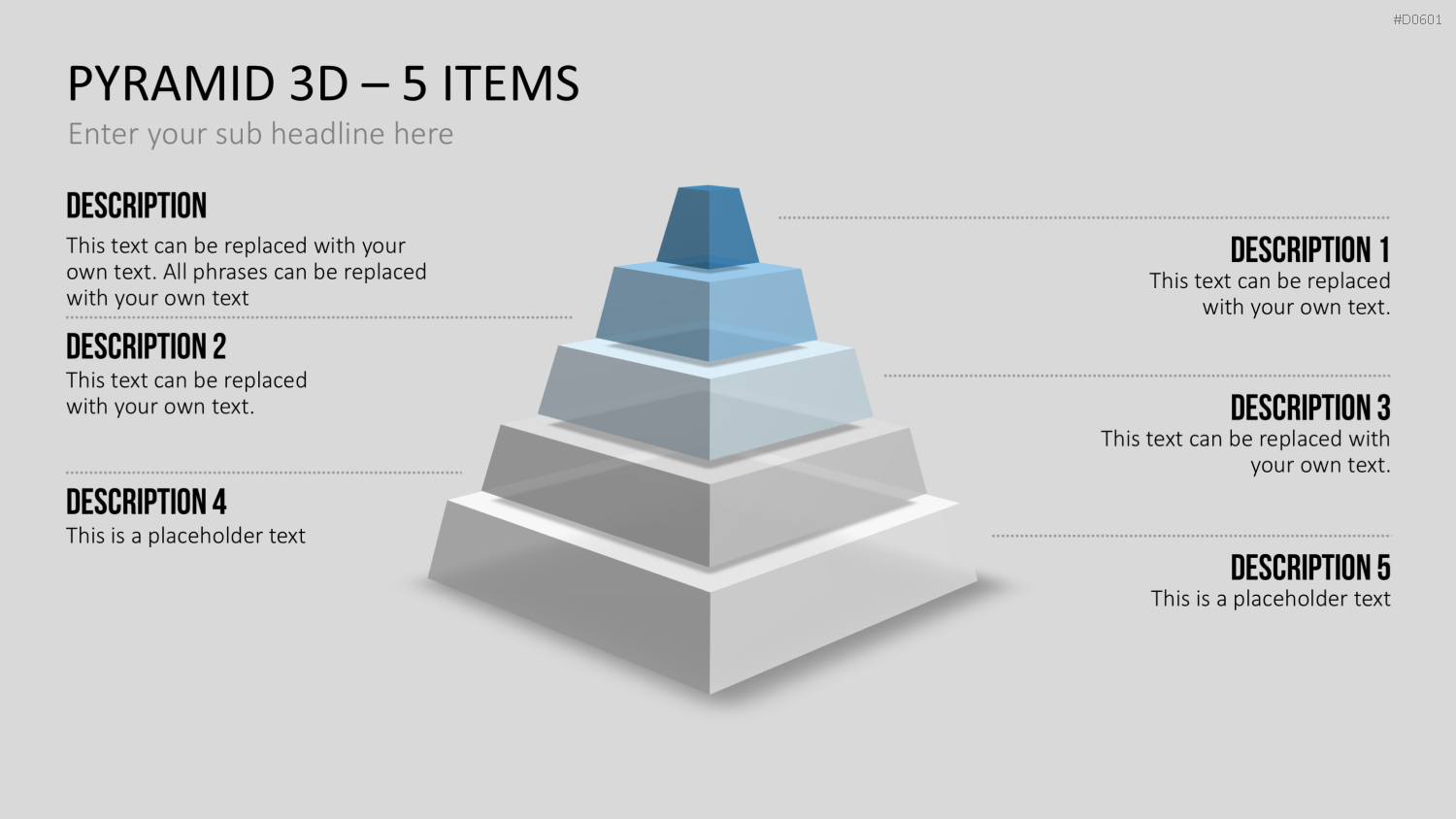 Pyramiden - 3D PowerPoint-Vorlage