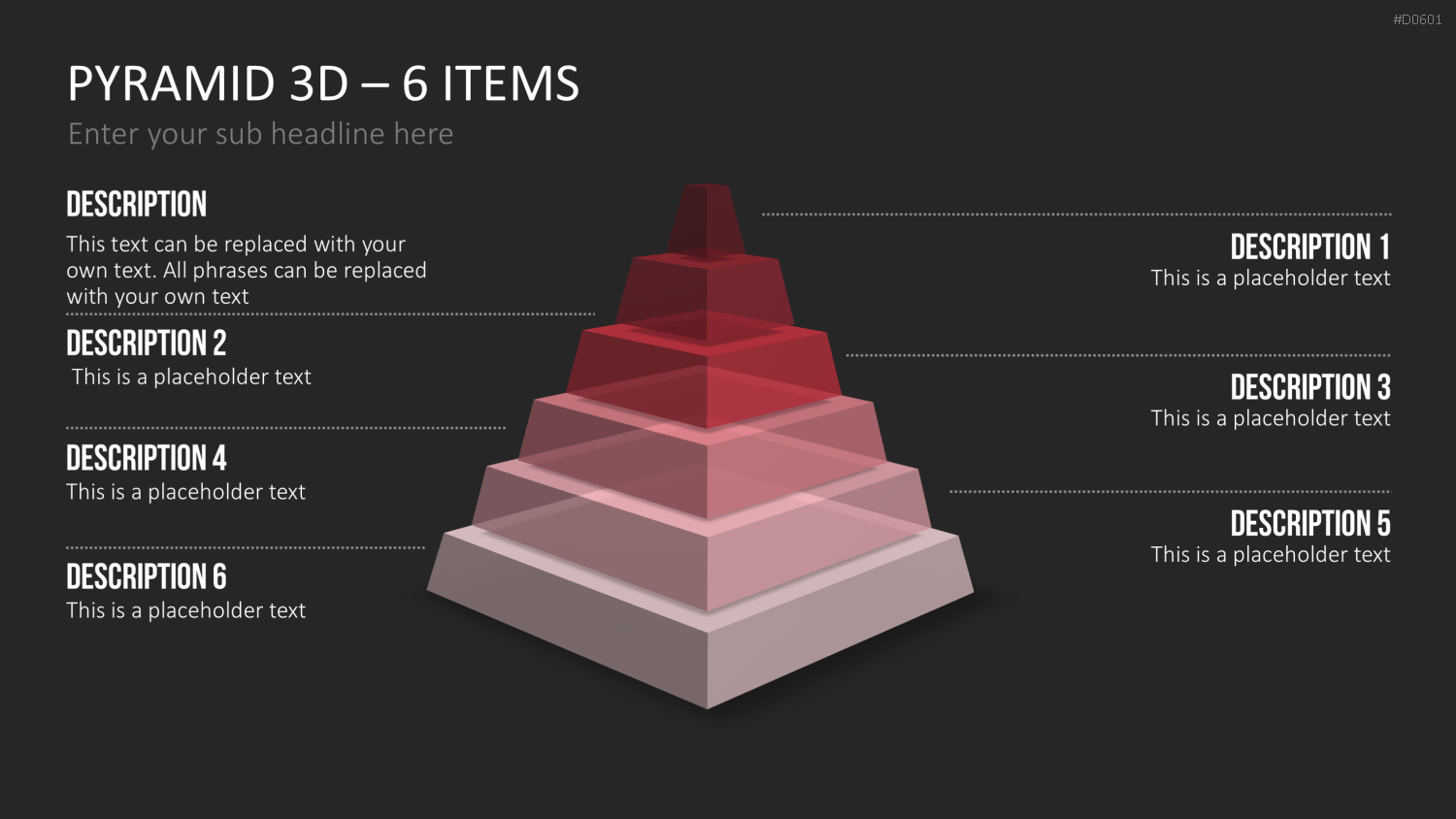 Pyramiden - 3D PowerPoint-Vorlage