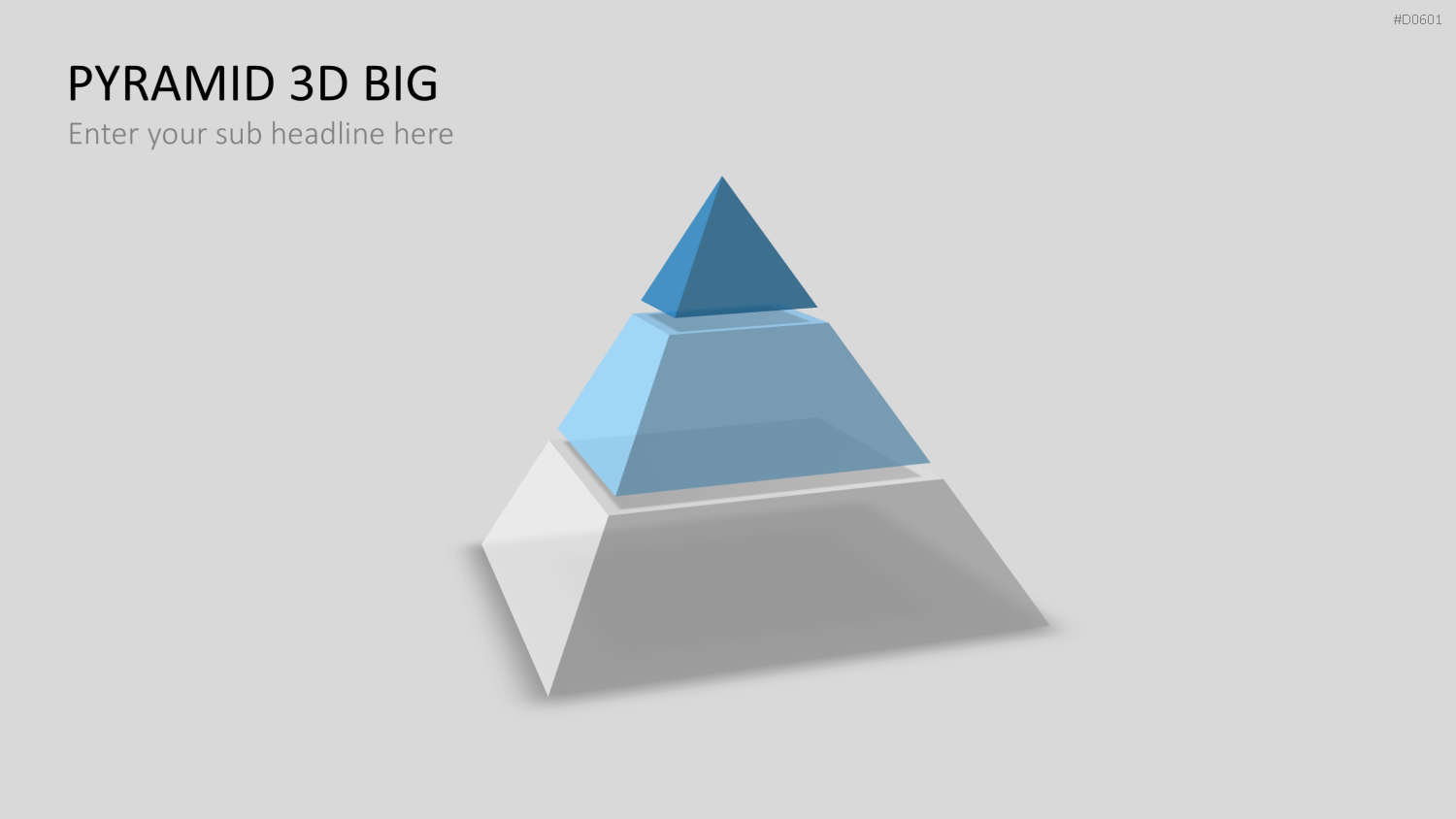 Pyramiden - 3D PowerPoint-Vorlage