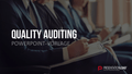 Quality Auditing PowerPoint-Vorlage