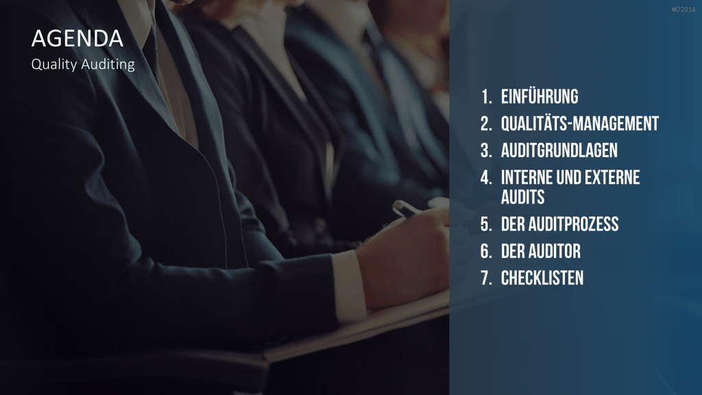 Quality Auditing PowerPoint-Vorlage