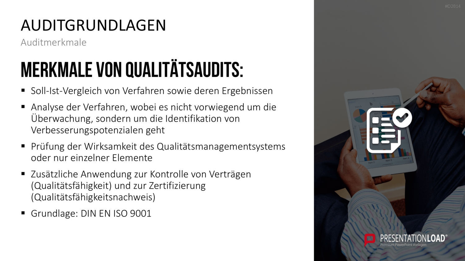 Quality Auditing PowerPoint-Vorlage