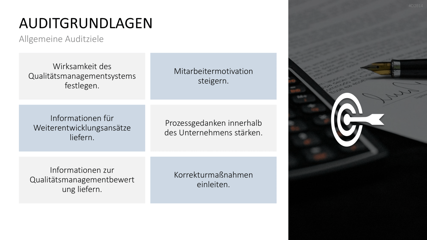 Quality Auditing PowerPoint-Vorlage