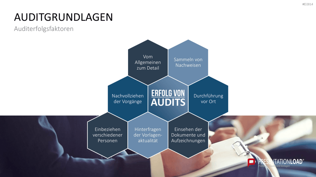 Quality Auditing PowerPoint-Vorlage