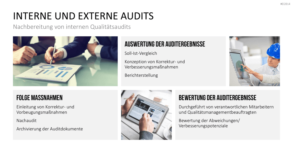 Quality Auditing PowerPoint-Vorlage