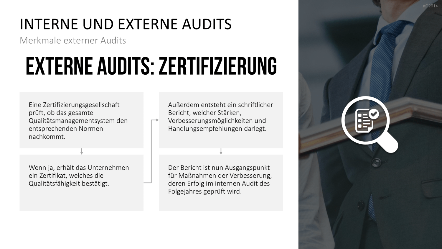 Quality Auditing PowerPoint-Vorlage