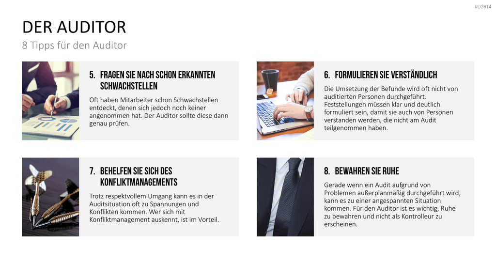 Quality Auditing PowerPoint-Vorlage