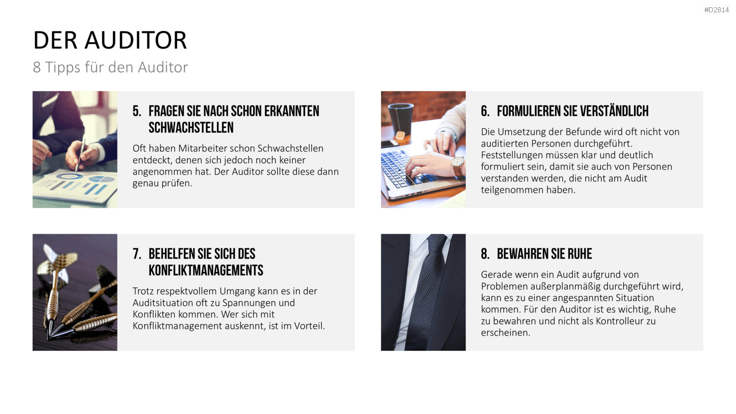 Quality Auditing PowerPoint-Vorlage