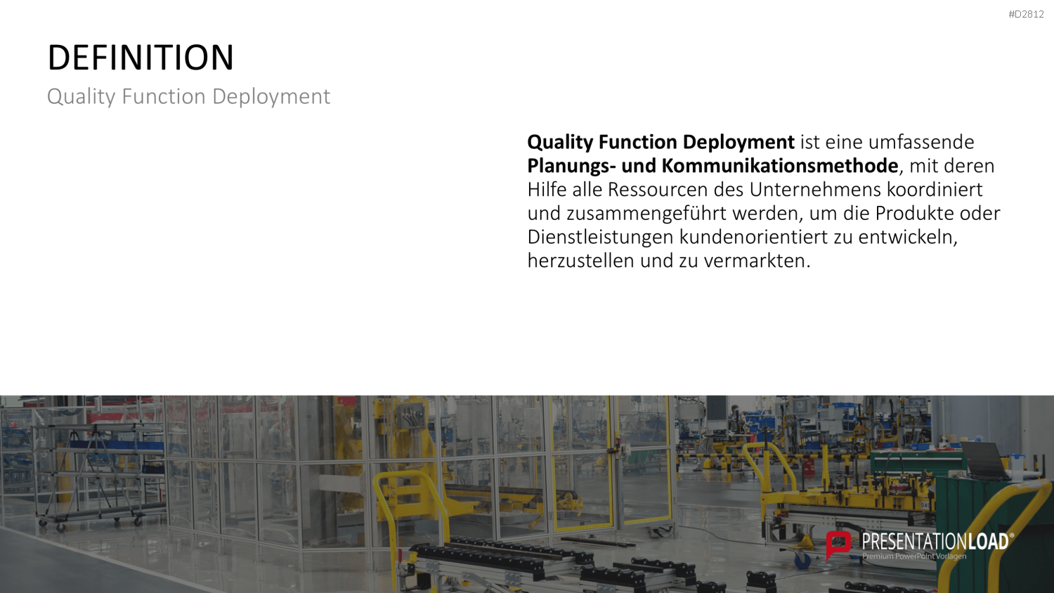 Quality Function Deployment PowerPoint-Vorlage