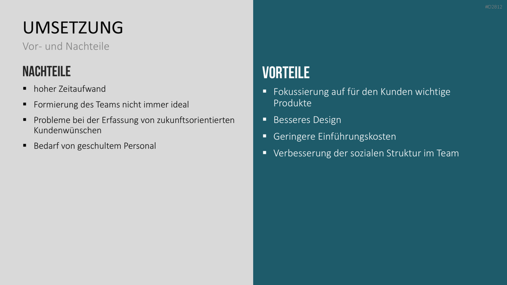 Quality Function Deployment PowerPoint-Vorlage