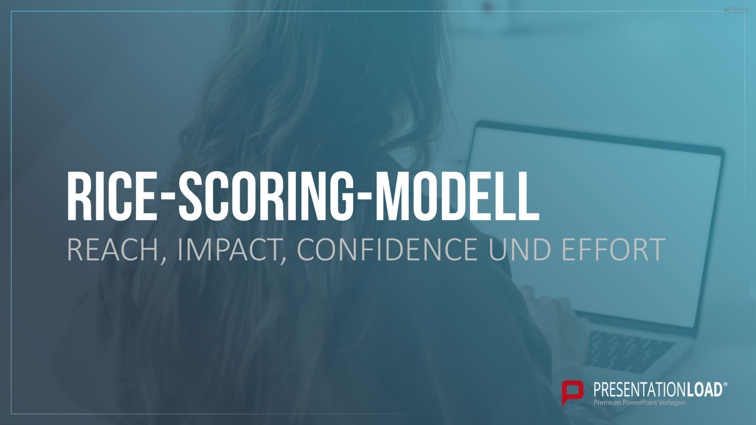 RICE/ICE-Scoring-Modell PowerPoint Vorlage
