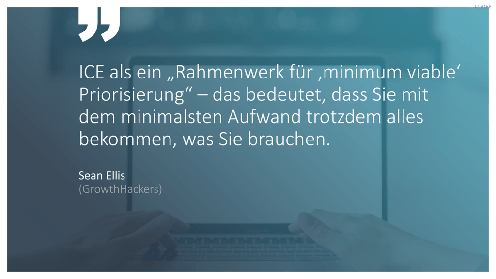 RICE/ICE-Scoring-Modell PowerPoint Vorlage