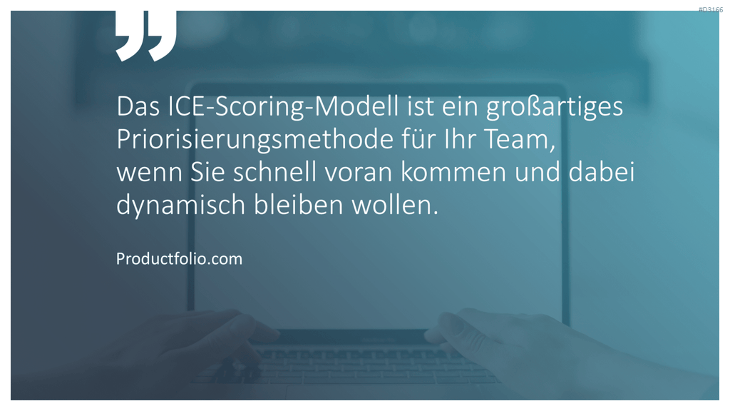 RICE/ICE-Scoring-Modell PowerPoint Vorlage
