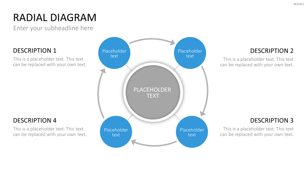 Radial Diagram - Toolbox PowerPoint-Vorlage