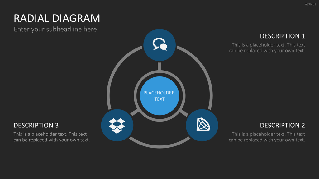 Radial Diagram - Toolbox PowerPoint-Vorlage
