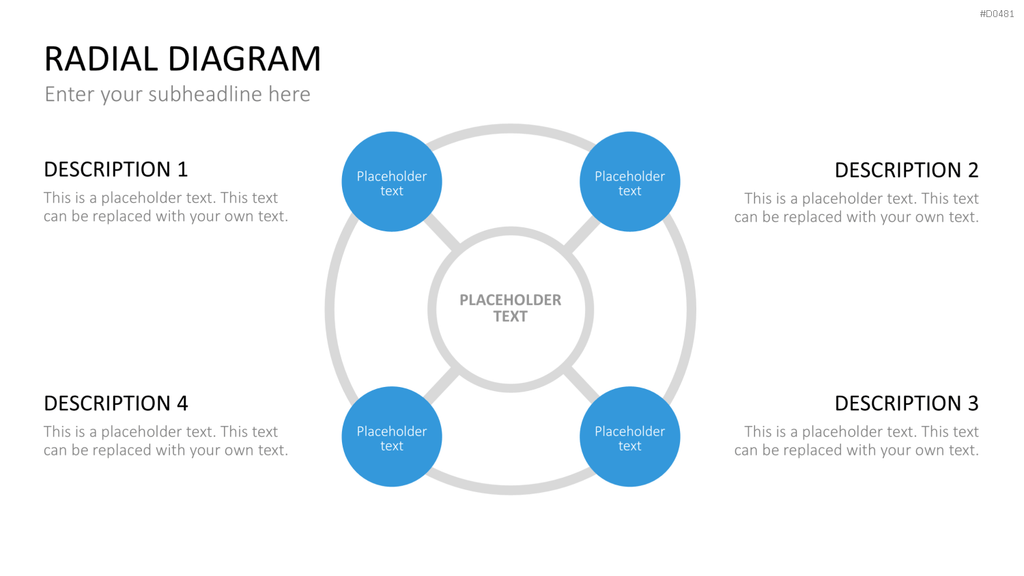 Radial Diagram - Toolbox PowerPoint-Vorlage