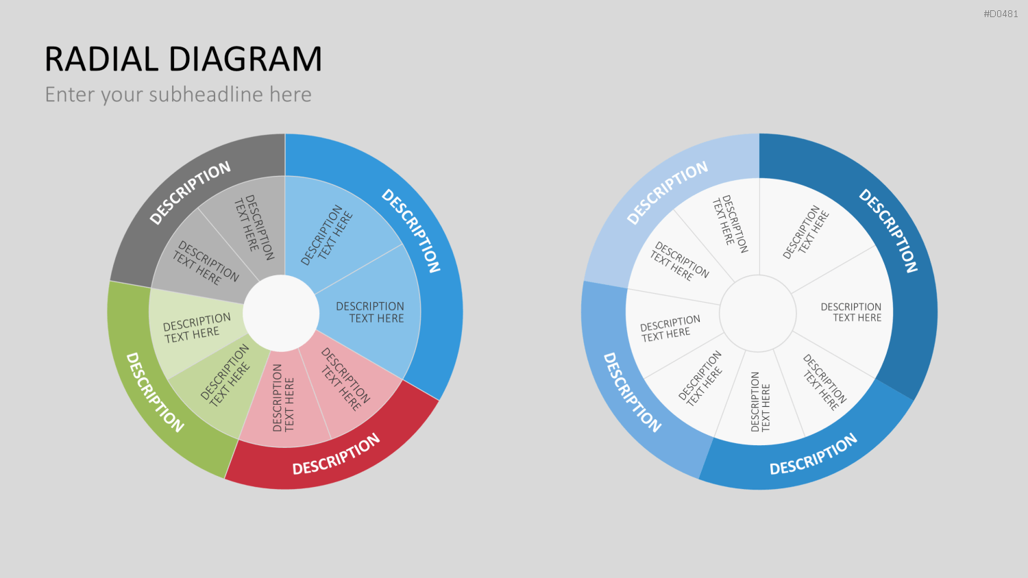 Radial Diagram - Toolbox PowerPoint-Vorlage