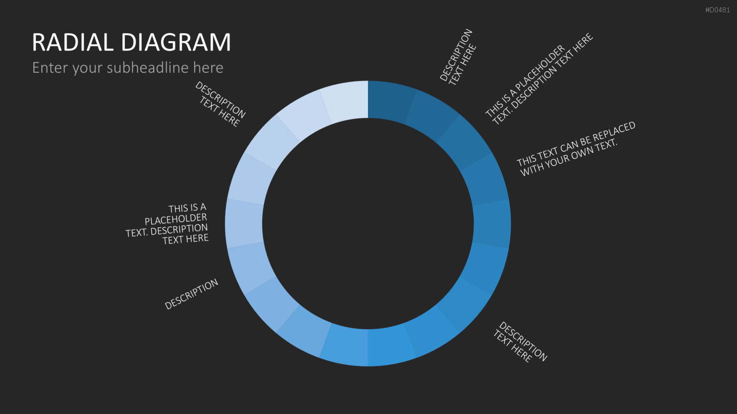 Radial Diagram - Toolbox PowerPoint-Vorlage