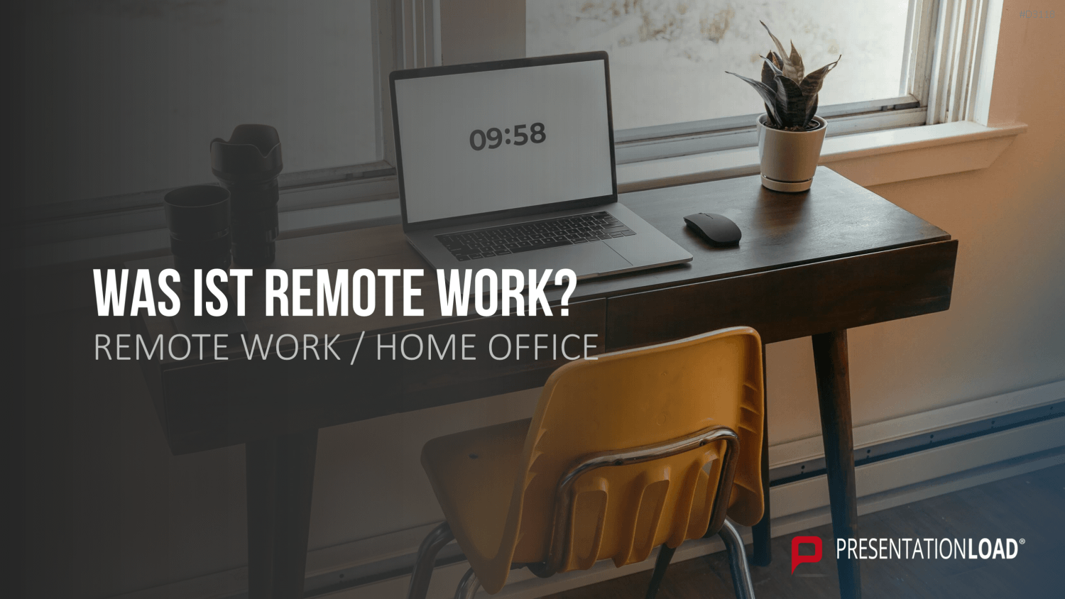 Remote Work / Home Office PowerPoint-Vorlage