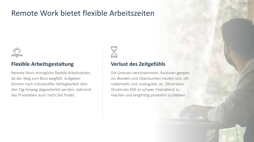 Remote Work / Home Office PowerPoint-Vorlage