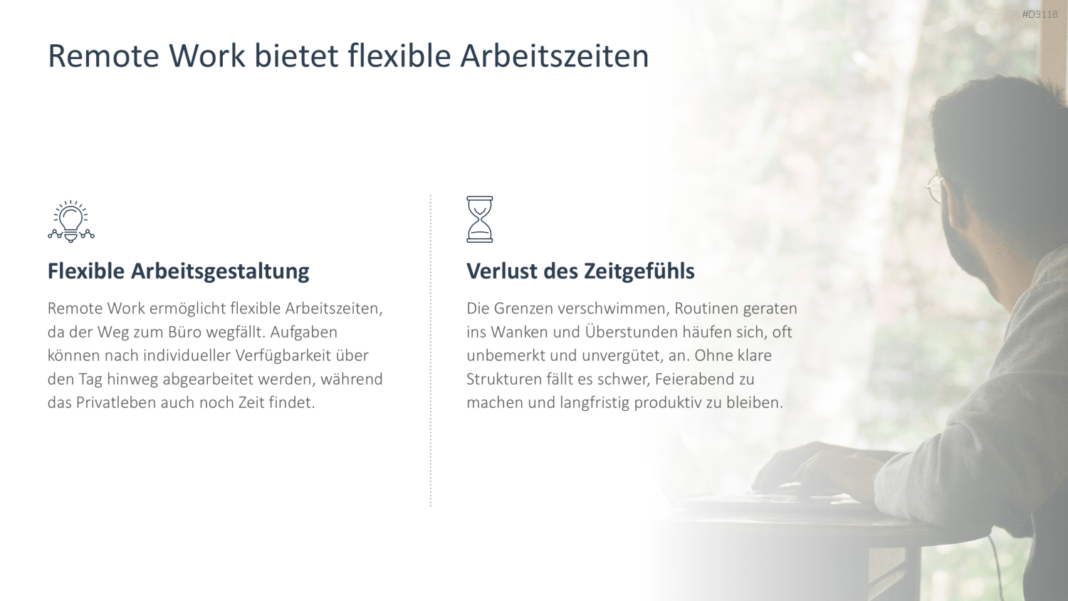 Remote Work / Home Office PowerPoint-Vorlage