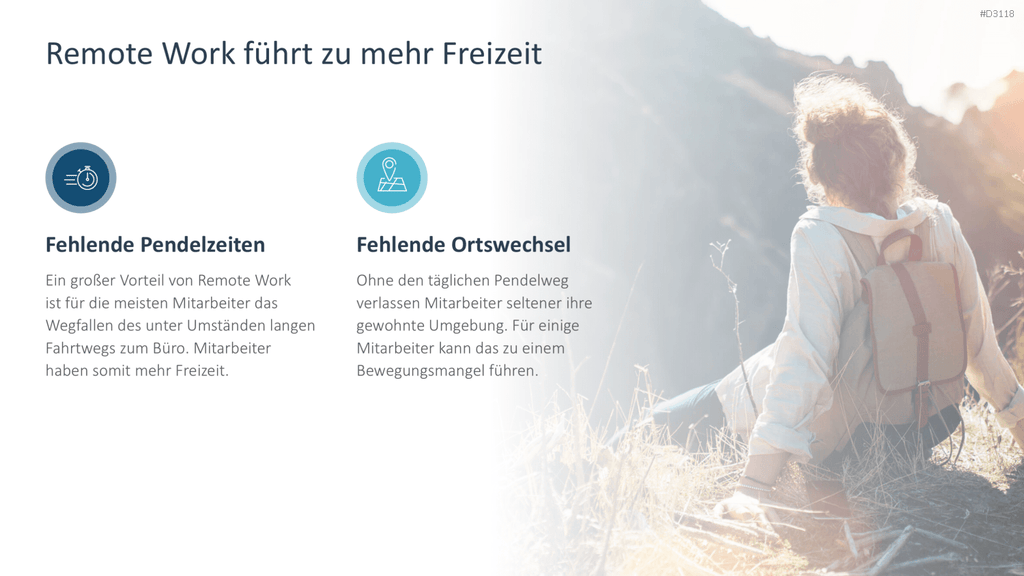 Remote Work / Home Office PowerPoint-Vorlage