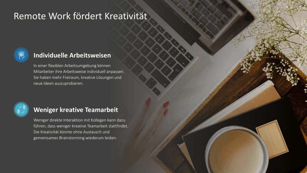 Remote Work / Home Office PowerPoint-Vorlage