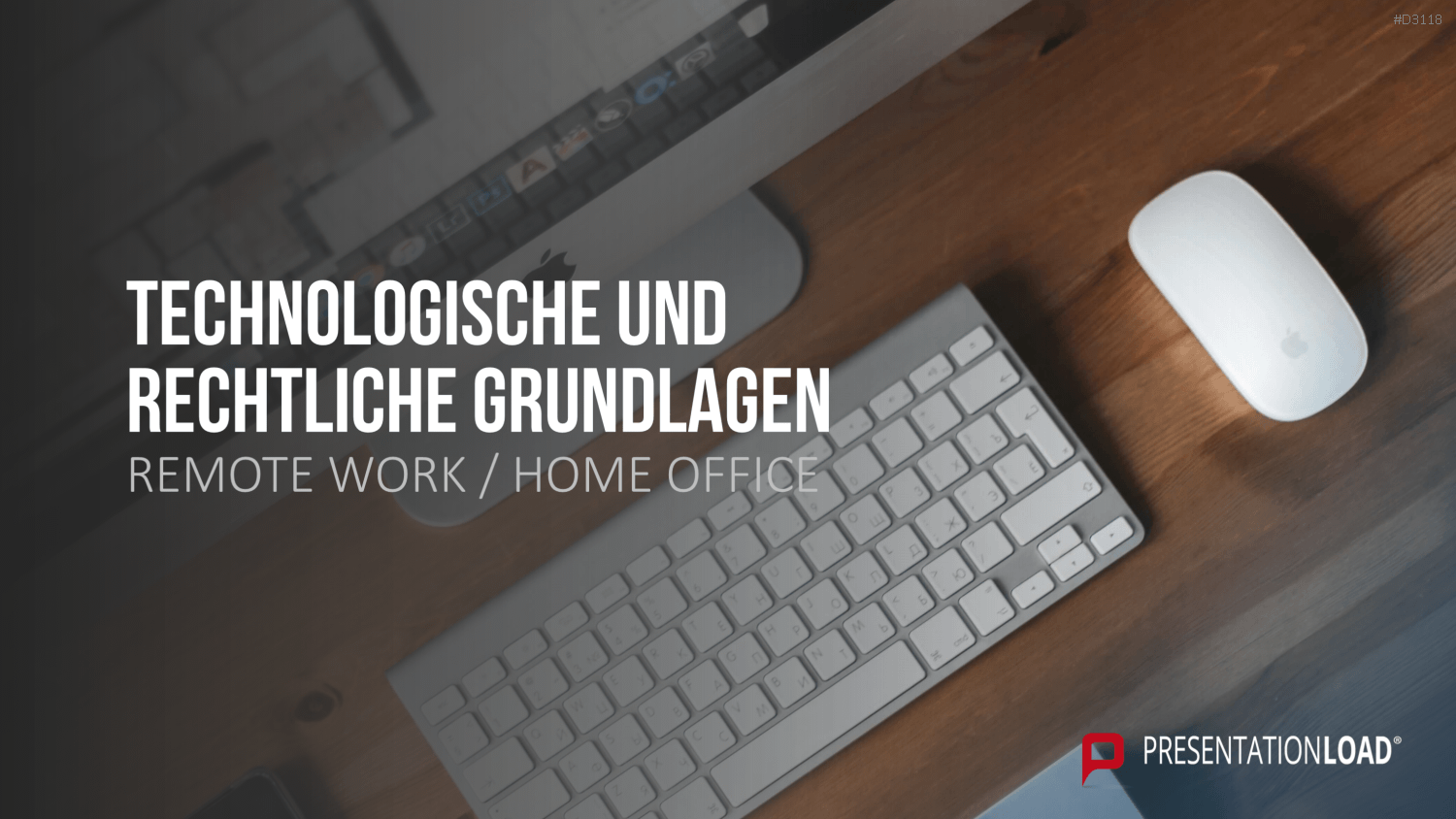 Remote Work / Home Office PowerPoint-Vorlage