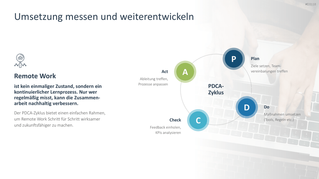 Remote Work / Home Office PowerPoint-Vorlage
