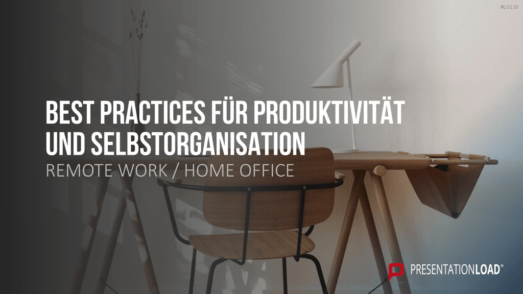 Remote Work / Home Office PowerPoint-Vorlage