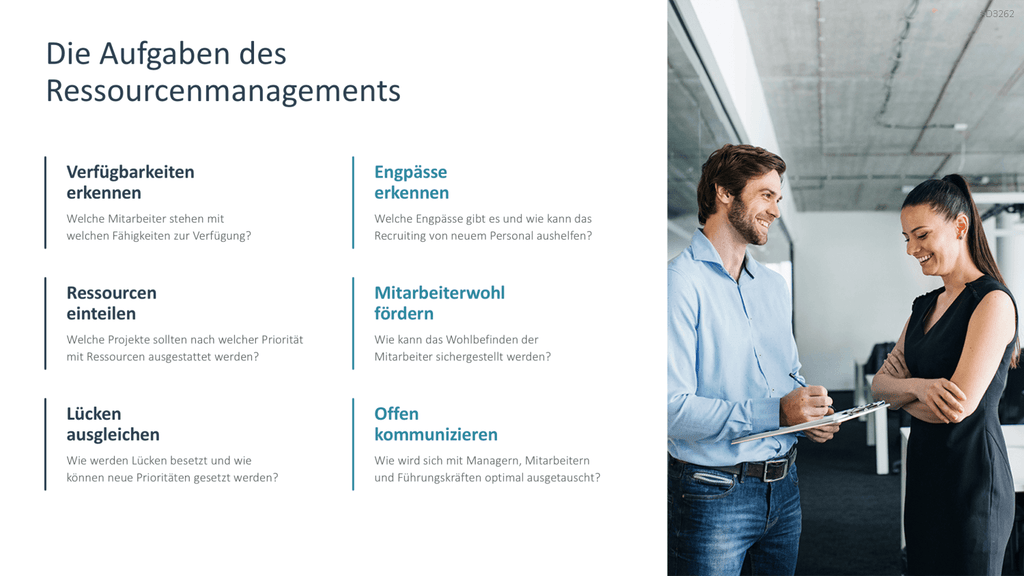 Ressourcenmanagement PowerPoint-Vorlage