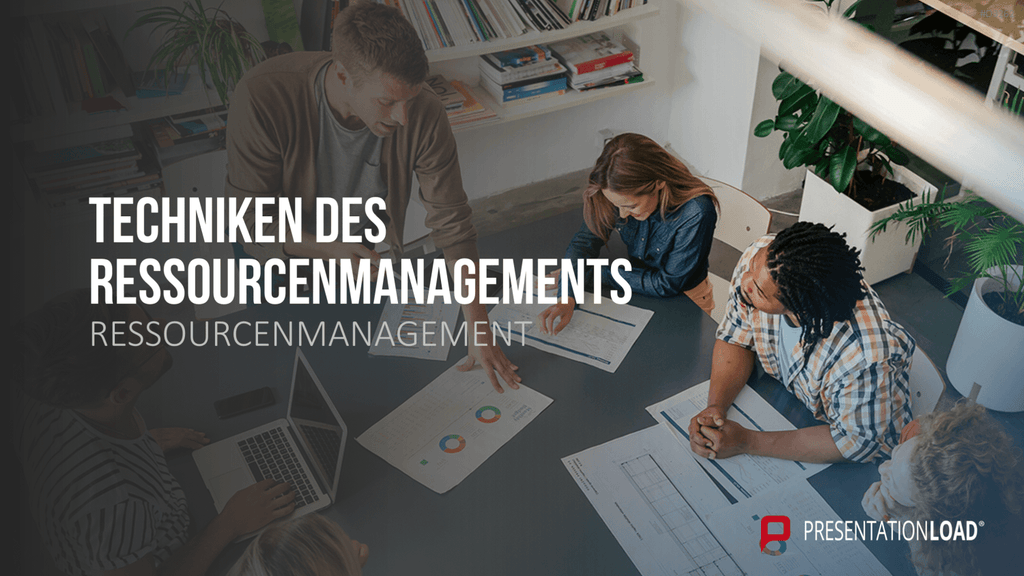 Ressourcenmanagement PowerPoint-Vorlage