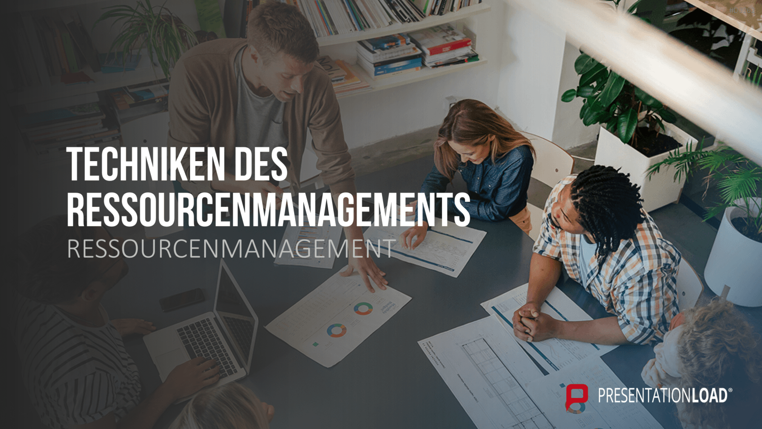 Ressourcenmanagement PowerPoint-Vorlage
