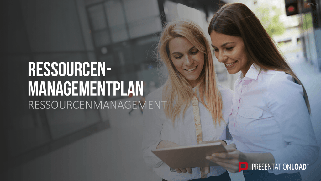 Ressourcenmanagement PowerPoint-Vorlage