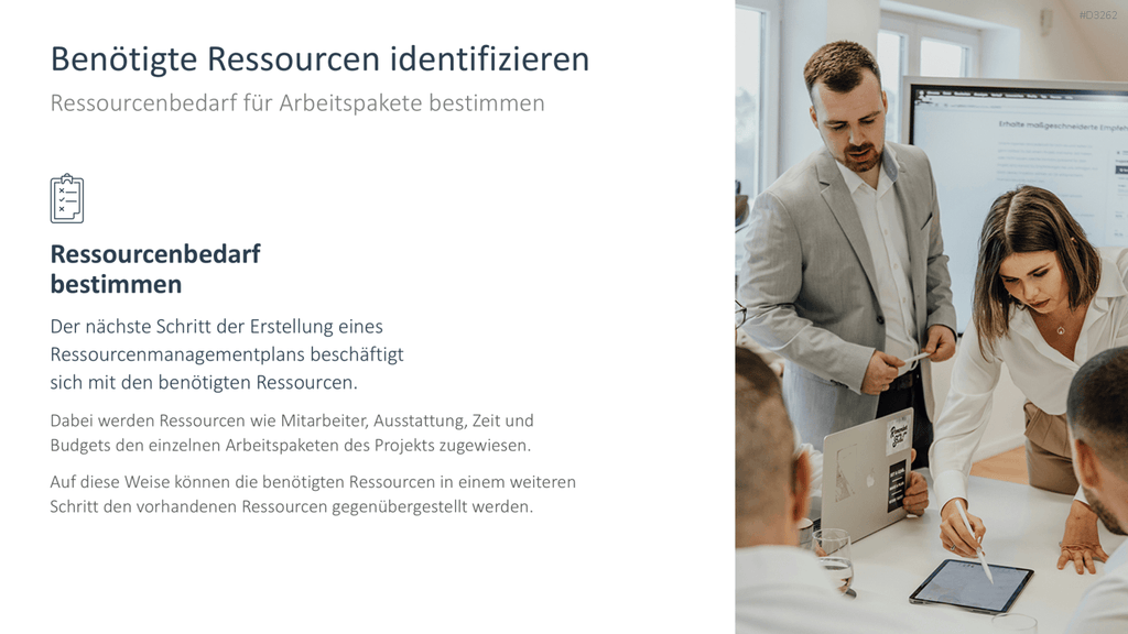 Ressourcenmanagement PowerPoint-Vorlage