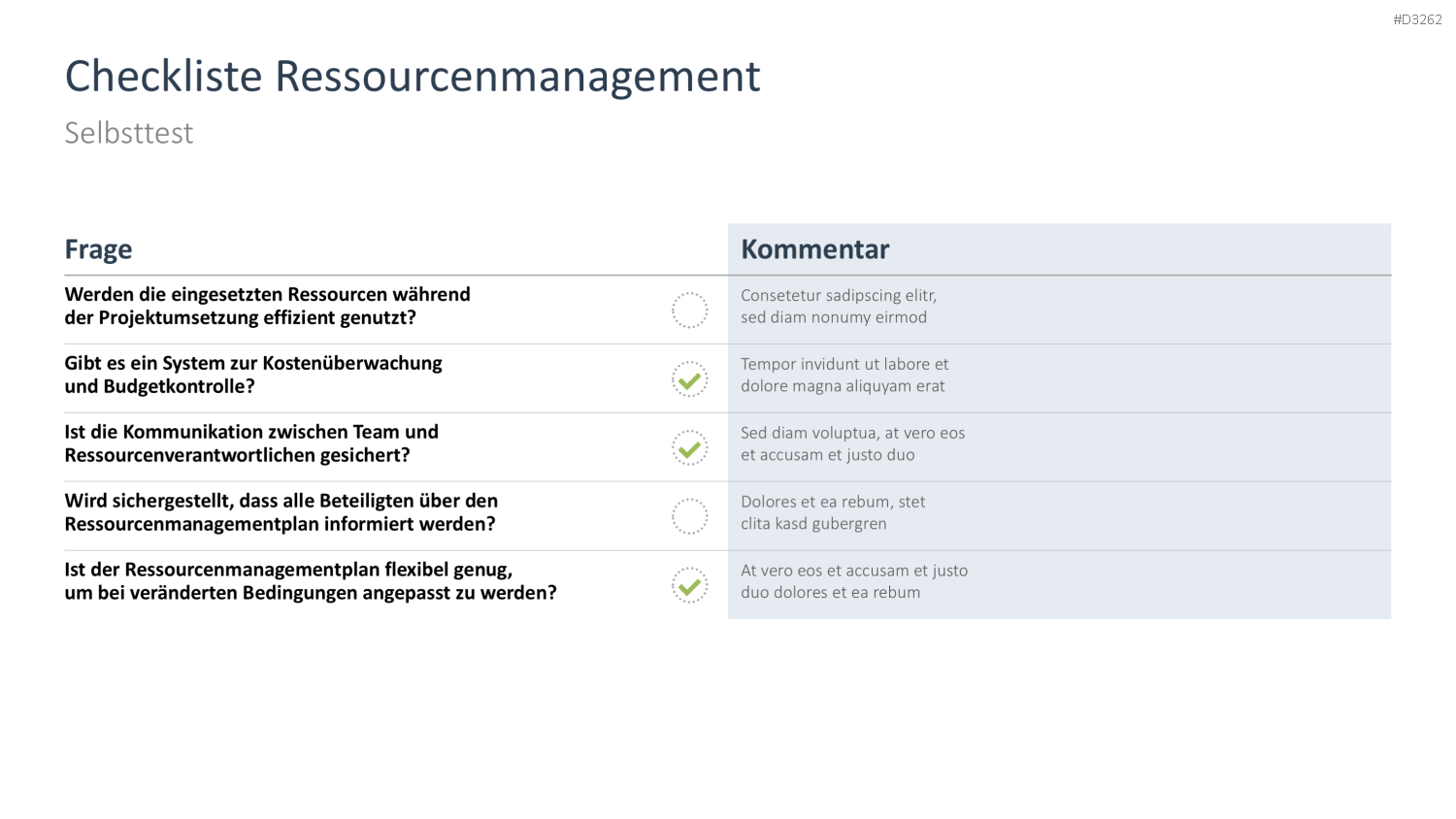 Ressourcenmanagement PowerPoint-Vorlage