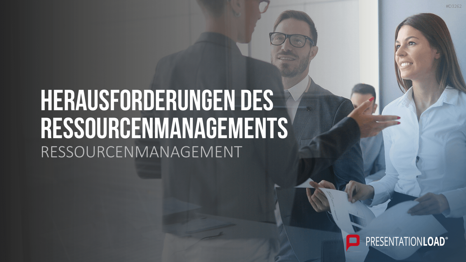 Ressourcenmanagement PowerPoint-Vorlage