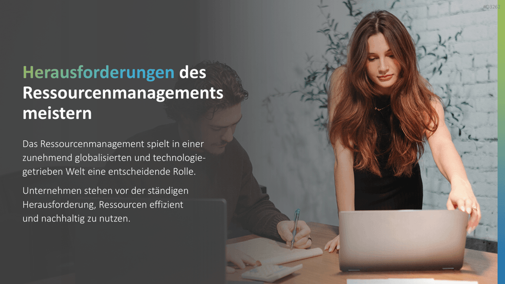 Ressourcenmanagement PowerPoint-Vorlage