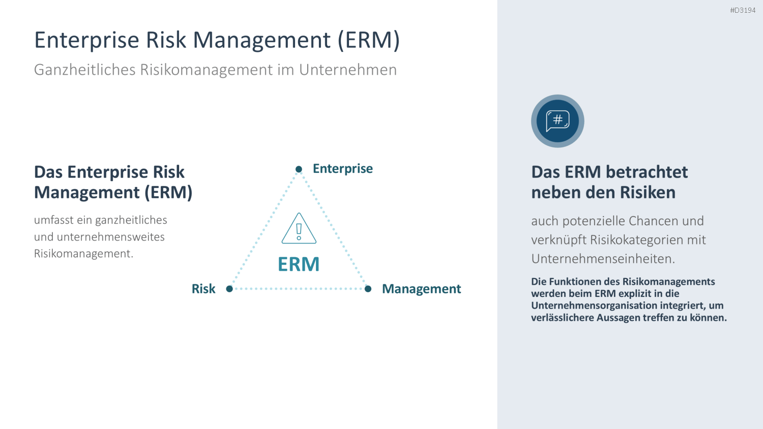 Risikomanagement PowerPoint-Vorlage