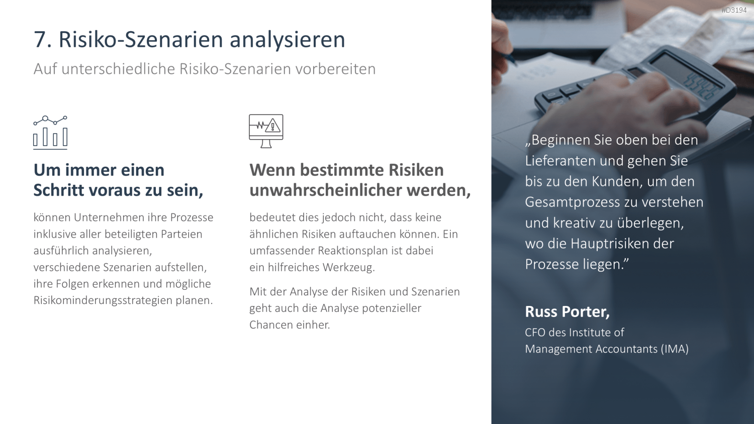 Risikomanagement PowerPoint-Vorlage