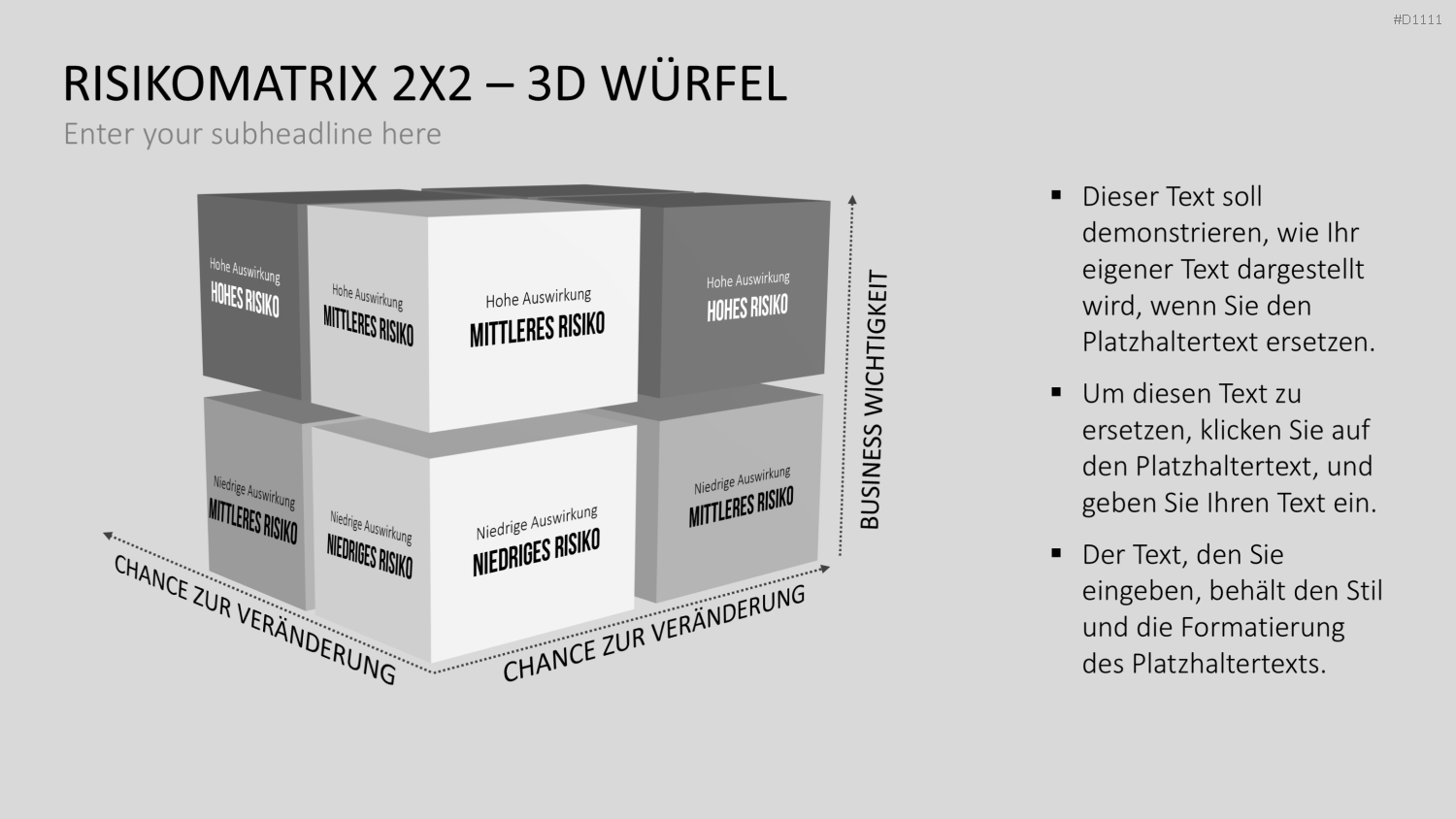 Risikomatrix PowerPoint-Vorlage