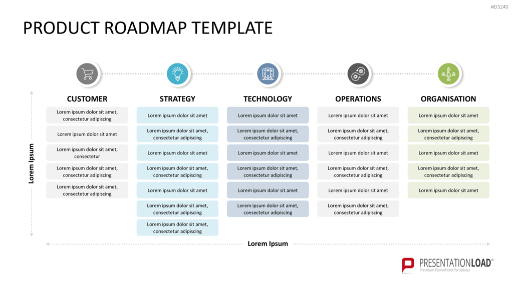 Roadmap-Toolbox PowerPoint-Vorlage