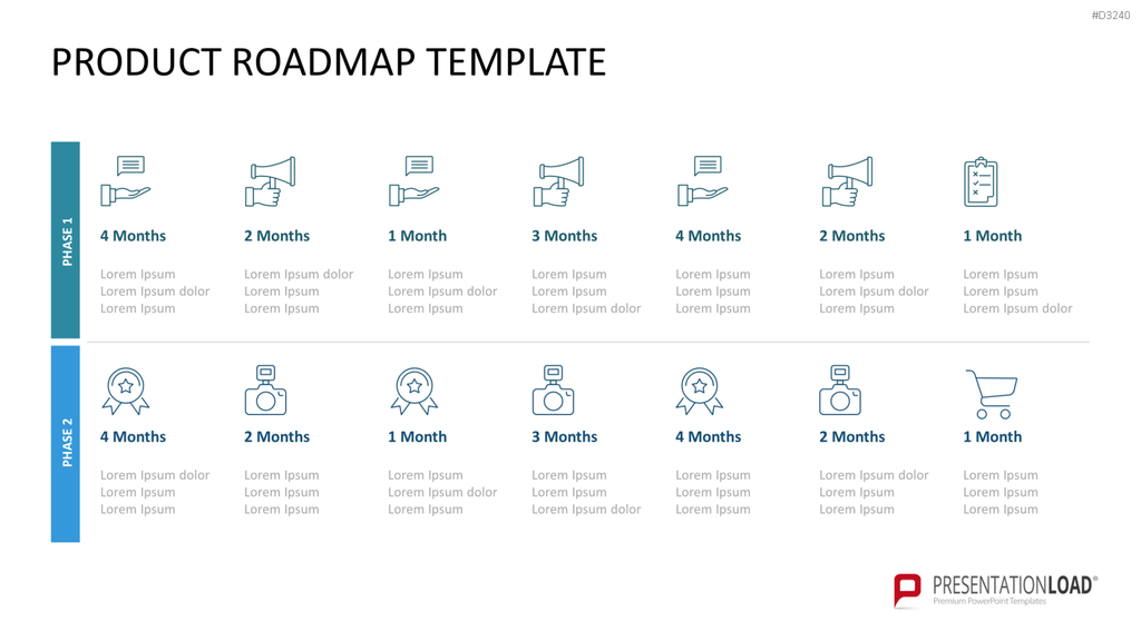Roadmap-Toolbox PowerPoint-Vorlage