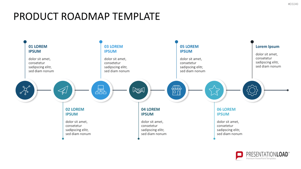 Roadmap-Toolbox PowerPoint-Vorlage