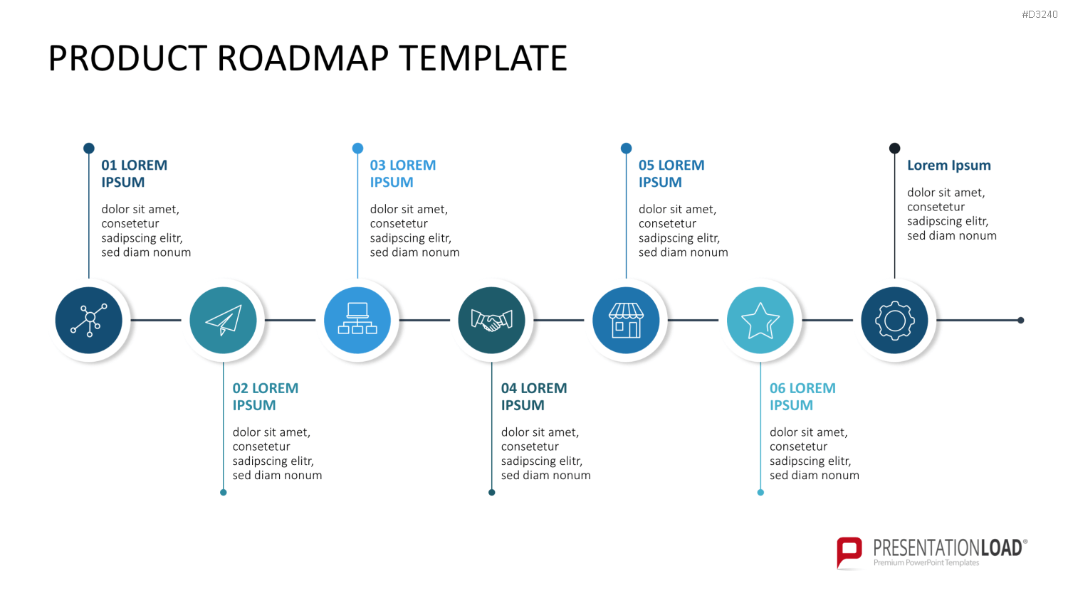 Roadmap-Toolbox PowerPoint-Vorlage