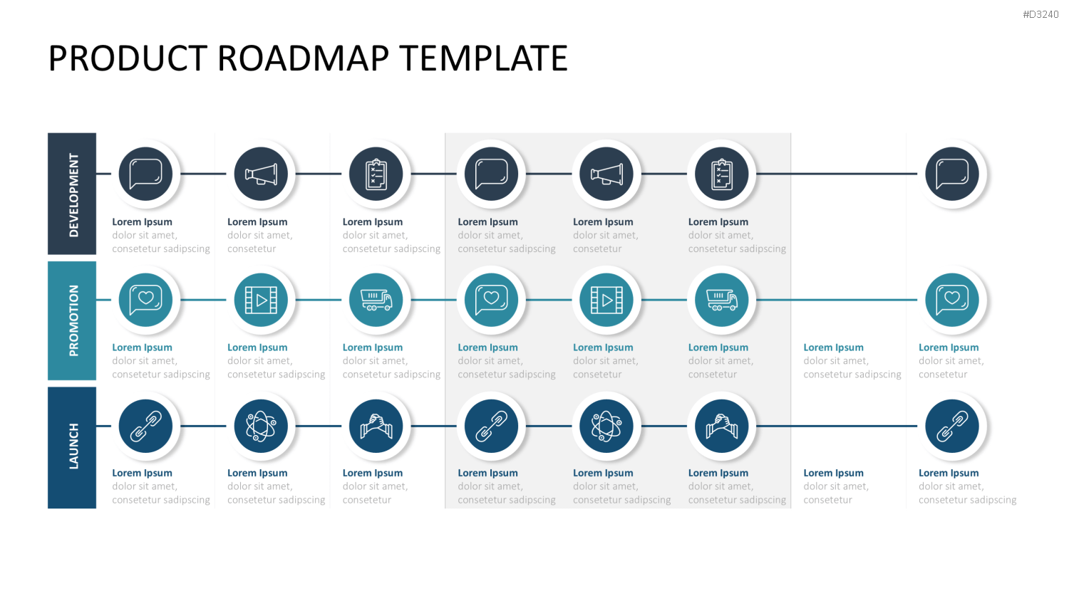 Roadmap-Toolbox PowerPoint-Vorlage