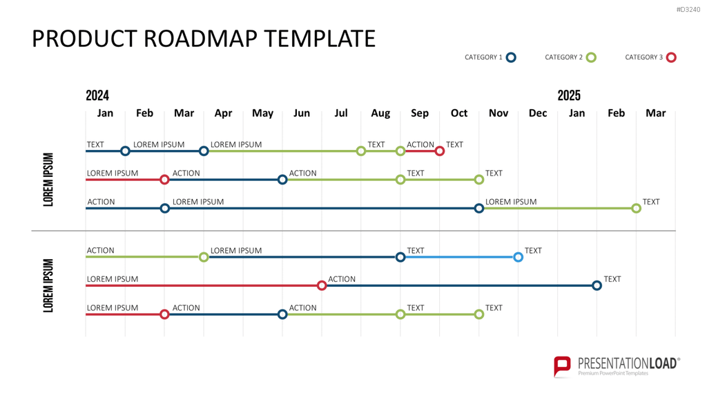 Roadmap-Toolbox PowerPoint-Vorlage