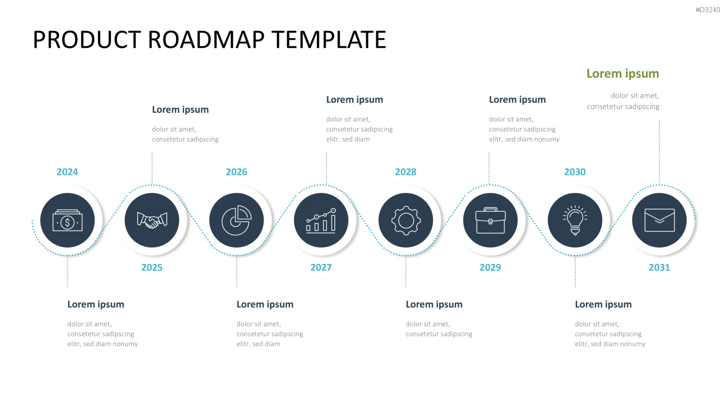 Roadmap-Toolbox PowerPoint-Vorlage